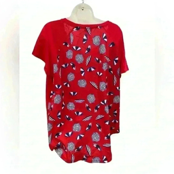 Talbots Mixed Media Blouse - Picture 2 of 2